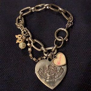 Juicy couture logo charm bracelet